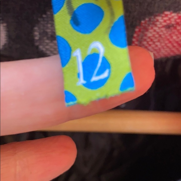 Blu Polka Dot petty coat sz 12 girls - Picture 10 of 11